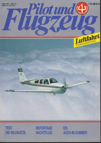   Pilot und Flugzeug. Luftfahrt International. hier: Heft 4/87. 