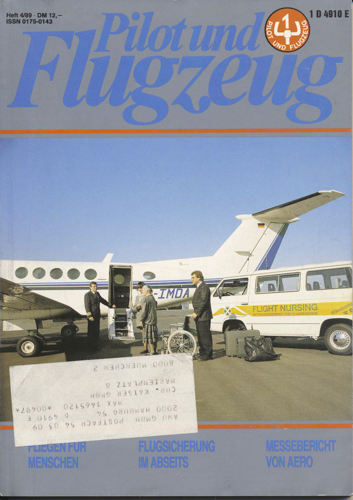   Pilot und Flugzeug. Luftfahrt International. hier: Heft 4/89. 