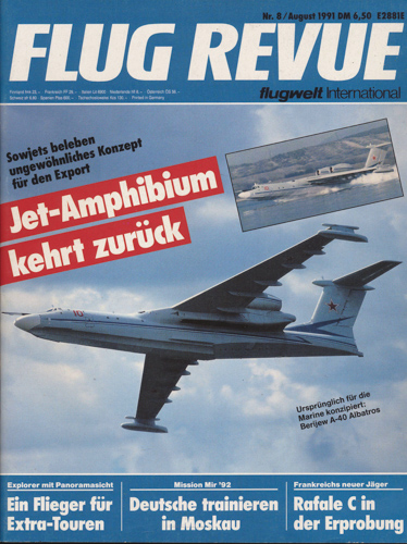   Flug Revue. Flugwelt International. hier: Heft 8/91. 