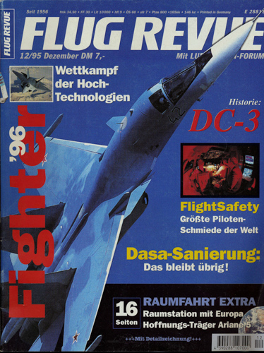   Flug Revue. Flugwelt International. hier: Heft 12/95. 