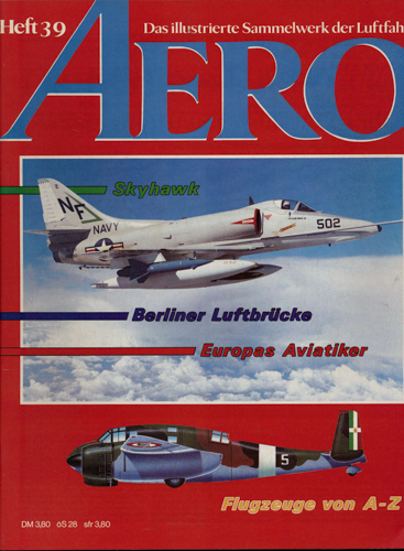   AERO. Das illustrierte Sammelwerk der Luftfahrt. hier: Heft 39. 
