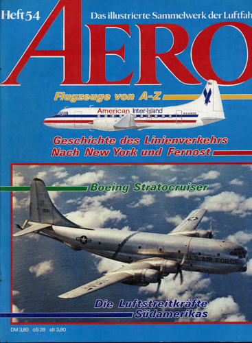   AERO. Das illustrierte Sammelwerk der Luftfahrt. hier: Heft 54. 