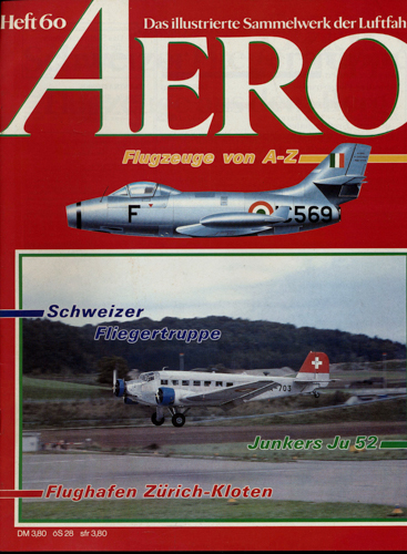   AERO. Das illustrierte Sammelwerk der Luftfahrt. hier: Heft 60. 