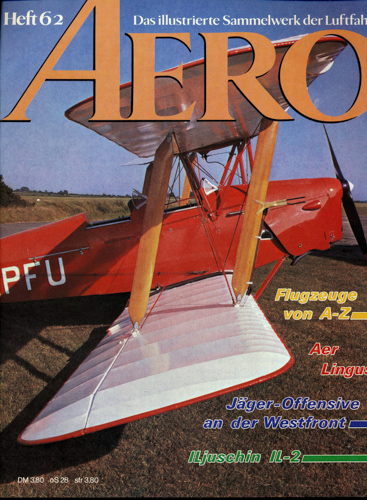   AERO. Das illustrierte Sammelwerk der Luftfahrt. hier: Heft 62. 
