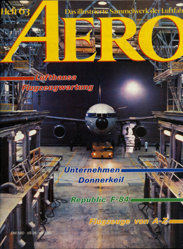   AERO. Das illustrierte Sammelwerk der Luftfahrt. hier: Heft 63. 
