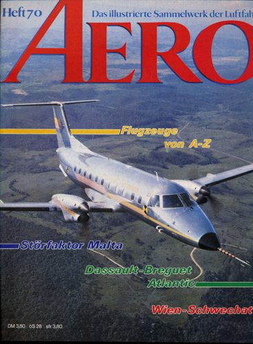   AERO. Das illustrierte Sammelwerk der Luftfahrt. hier: Heft 70. 