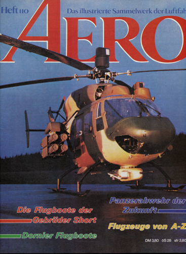   AERO. Das illustrierte Sammelwerk der Luftfahrt. hier: Heft 110. 