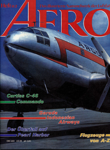   AERO. Das illustrierte Sammelwerk der Luftfahrt. hier: Heft 112. 