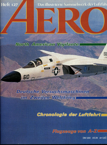  AERO. Das illustrierte Sammelwerk der Luftfahrt. hier: Heft 127. 