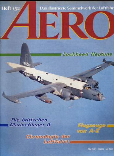   AERO. Das illustrierte Sammelwerk der Luftfahrt. hier: Heft 152. 