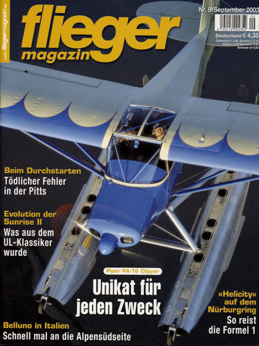   Flieger Magazin. hier: Heft Nr. 9/2003. 