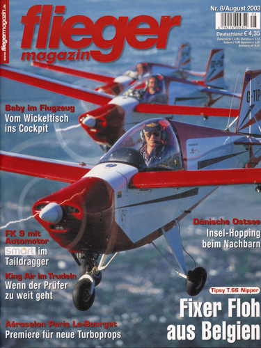   Flieger Magazin. hier: Heft Nr. 8/2003. 