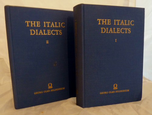 CONWAY, Robert S.  The Italian Dialects. 2 vol. (= compl. Edition). 