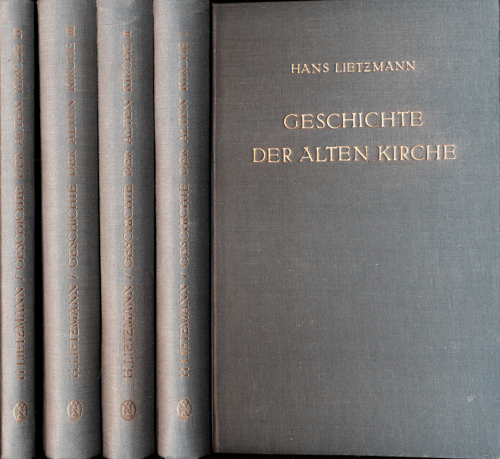 LIETZMANN, Hans  Geschichte der alten Kirche. 4 Bde. (= kompl. Edition). 