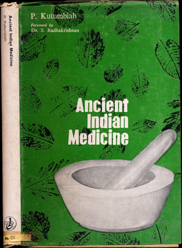 KUTUMBIAH, P.  Ancient Indian Medicine. 
