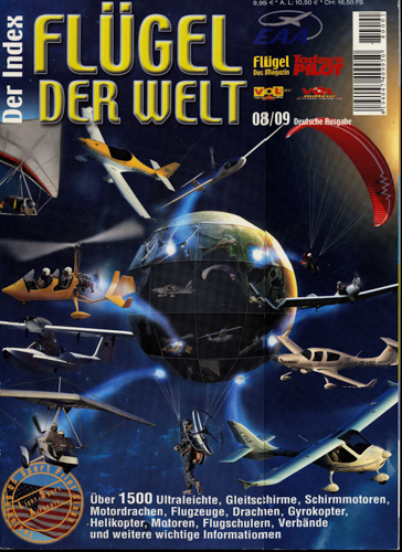 Tacke, Willi (Hrg.)  Flügel der Welt. Index 2008-2009. 