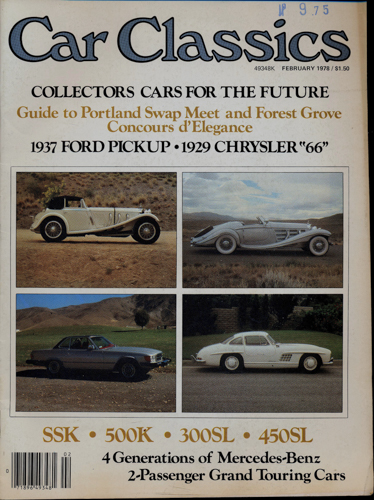   Car Classics. here: no. 10/1078 (February 1978). 