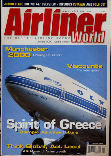   Airliner World The Global Airline Scene. here: Magazine Januar 2000. 