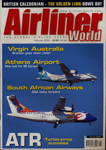   Airliner World The Global Airline Scene. here: Magazine February 2000. 