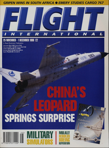   Flight International. A Reed Business Publication. here: 25. November - 1. December 1998. 