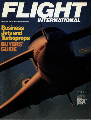  Flight International. A Reed Business Publication. here: 1Week Ending 16. November 1983. 