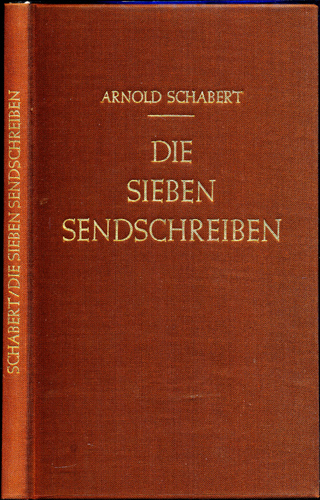 SCHABERT, Arnold  Die sieben Sendschreiben. 