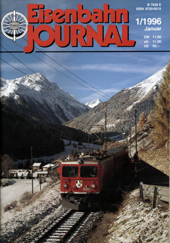   Eisenbahn Journal Heft 1/1996 (Januar 1996). 