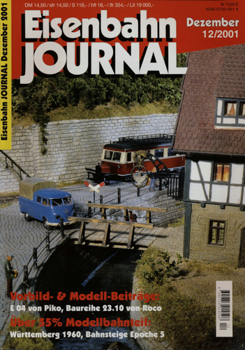   Eisenbahn Journal Heft 12/2001 (Dezember 2001). 