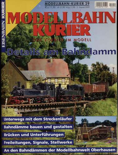   Eisenbahn-Kurier Modellbahn-Kurier Heft 29: Details am Bahndamm. 