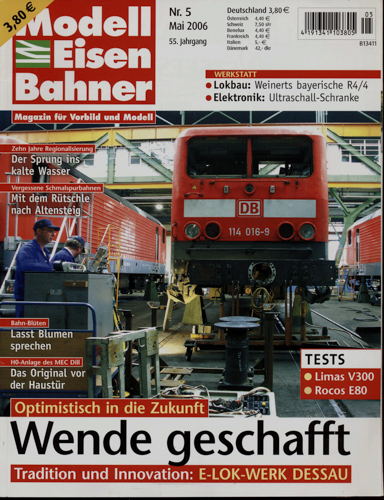   MODELLEISENBAHNER. Magazin für Vorbild und Modell Heft 5/2006 (55. Jahrgang). 