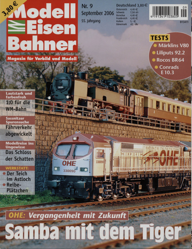   MODELLEISENBAHNER. Magazin für Vorbild und Modell Heft 9/2006 (55. Jahrgang). 
