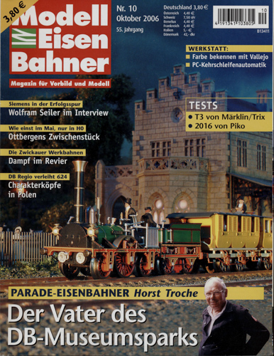   MODELLEISENBAHNER. Magazin für Vorbild und Modell Heft 10/2006 (55. Jahrgang). 