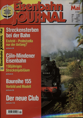  Eisenbahn Journal Heft 5/1997 (Mai 1997). 