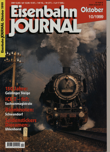   Eisenbahn Journal Heft 10/1999 (Oktober 1999). 