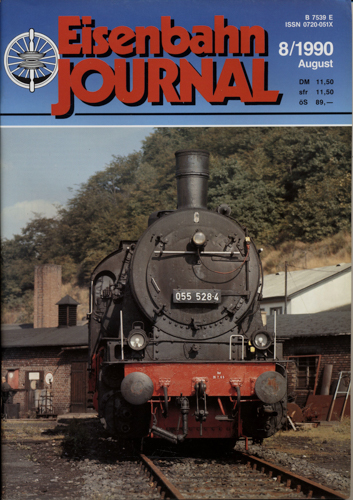   Eisenbahn Journal Heft 8/1990 (August 1990). 