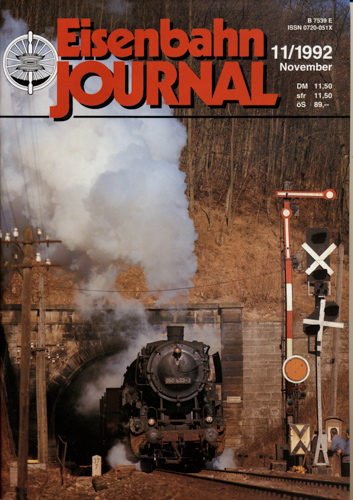   Eisenbahn Journal Heft 11/1992 (November 1992). 