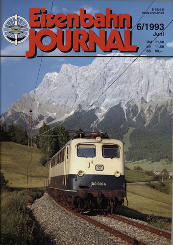   Eisenbahn Journal Heft 6/1993 (Juni 1993). 