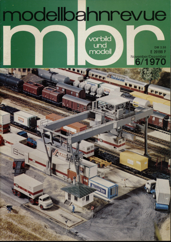   mbr-Modellbahnrevue Heft 6/1970 (November-Dezember 1970). 