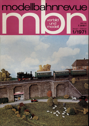   mbr-Modellbahnrevue Heft 1/1971 (Januar-Februar 1971). 