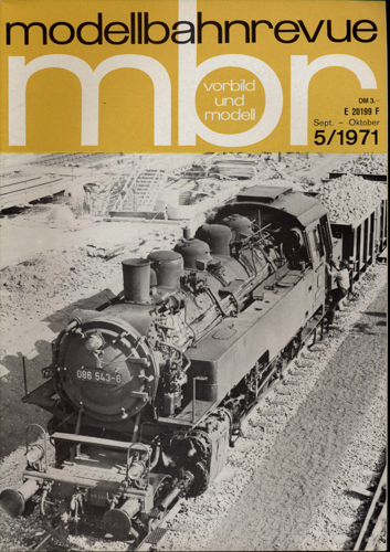  mbr-Modellbahnrevue Heft 5/1971 (September-Oktober 1971). 
