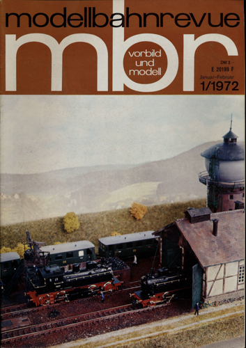   mbr-Modellbahnrevue Heft 1/1972 (Januar-Februar 1972). 