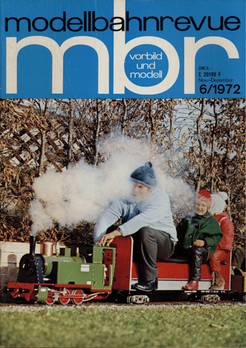   mbr-Modellbahnrevue Heft 6/1972 (November-Dezember 1972). 