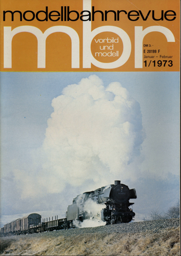   mbr-Modellbahnrevue Heft 1/1973 (Januar-Februar 1973). 
