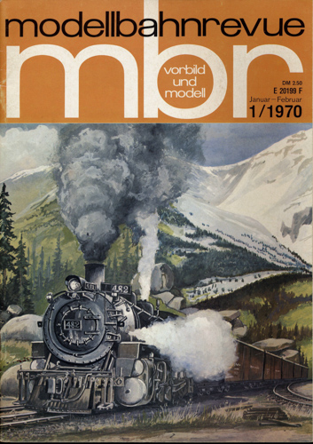   mbr-Modellbahnrevue Heft 1/1970 (Januar-Februar 1970). 