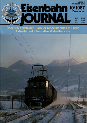   Eisenbahn Journal Heft 10/1987 (Dezember 1987). 