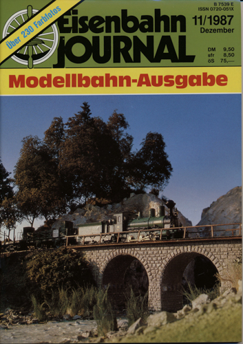   Eisenbahn Journal Heft 11/1987 (Dezember 1987): Modellbahn-Ausgabe. 