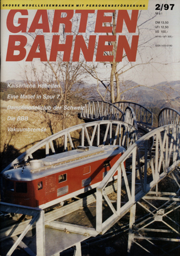   Gartenbahnen Heft 2/97. 