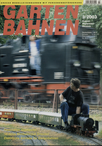   Gartenbahnen Heft 3/2003. 