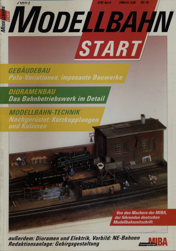   MIBA Modellbahn Start Heft 4/92 (April 1992). 
