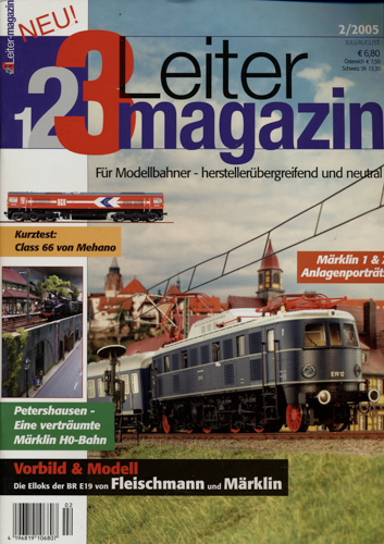   1-2-3-Leiter Magazin für Modellbahner Heft 2/2005 (Juli/August 2005). 